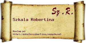 Szkala Robertina névjegykártya